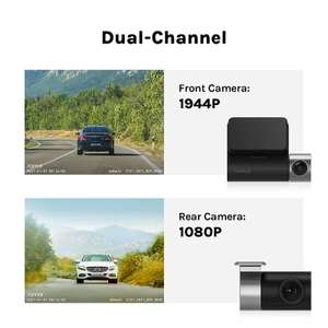 Видеорегистратор 70mai Dash Cam Pro Plus A500S + камера заднего вида