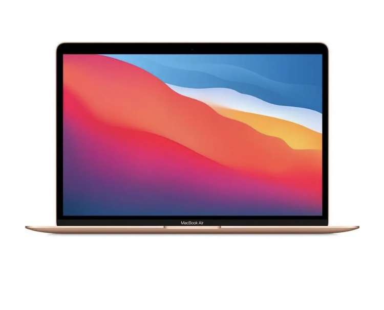 13.3" Ноутбук Apple MacBook Air, Apple M1 (8C CPU, 7C GPU), RAM 8 ГБ, SSD 256 ГБ, macOS, (MGND3RU/A), Gold, росс. клавиатура (с Ozon Картой)