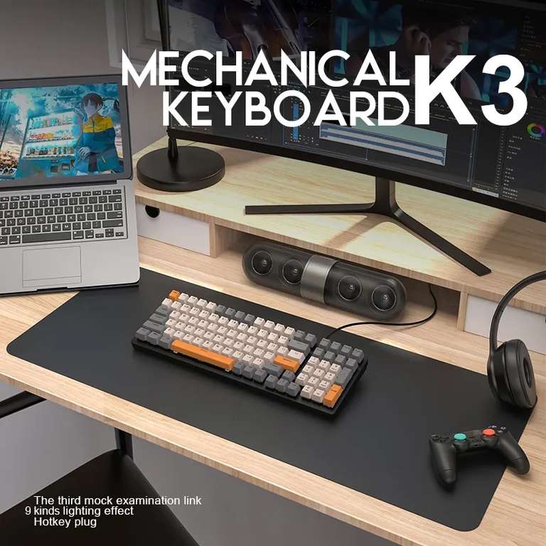 Проводная механическая игровая клавиатура K3