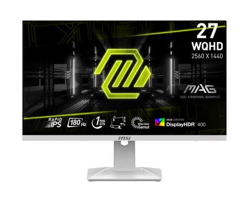 27" Монитор MSI MAG 274QRFW 2560x1440@180 Гц, IPS, QLED