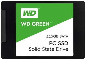 SSD накопитель WD Green 2.5" 240 ГБ (WDS240G2G0A) (+ возврат 1116)