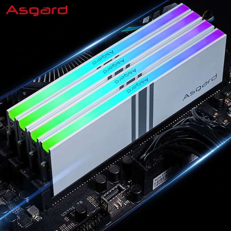 Оперативная память Asgard Valkyrie V5 Series 32 GB (16x2, RGB, DDR4, 3200 МГц)