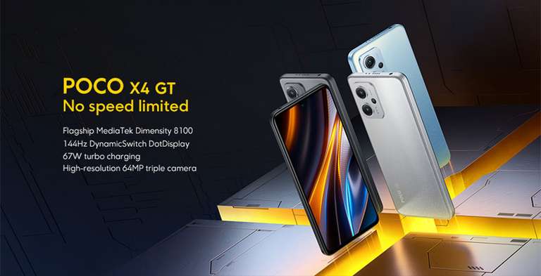 Смартфон POCO X4 GT 5G 8/128 ГБ глобальная версия