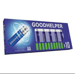 Батарейки Goodhelper AA (LR6), 10 шт (139₽ с бонусами)