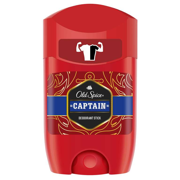 ( Воронеж, Липецк и т.д.)Твёрдый дезодорант для мужчин Old Spice Captain 50 мл