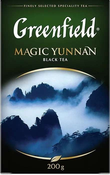Черный чай листовой Greenfield Magic Yunnan, 200 г