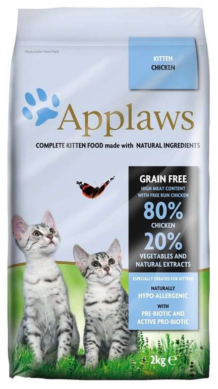 Сухой корм для котят Applaws беззерновой, гипоаллергенный, с курицей и овощами 7.5 кг