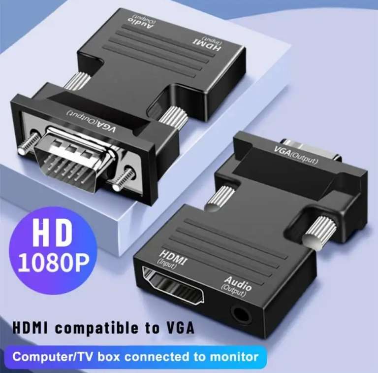 Адаптер переходник с HDMI на VGA
