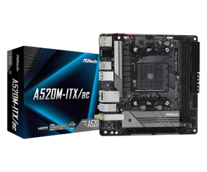 Материнская плата ASRock A520M-ITX/ac (Mini-ITX)