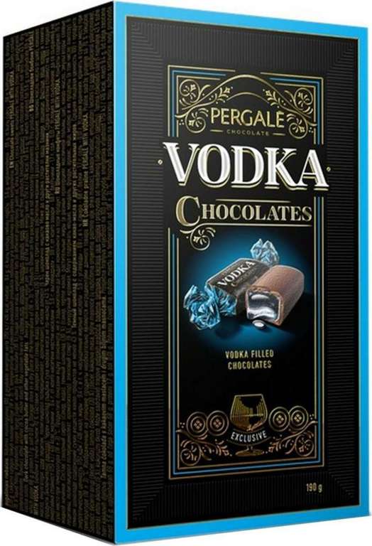 [Челябинск, Пермь, Уфа] Шоколадные конфеты Pergale Vodka 190г