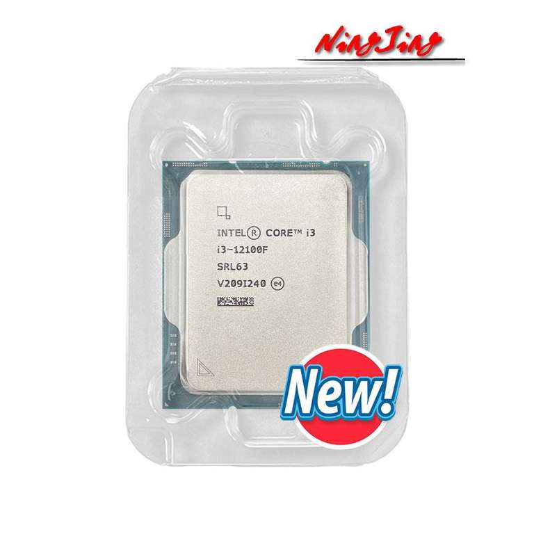 Процессор Intel Core i3-12100F (7637₽ при оплате в $ через qiwi)