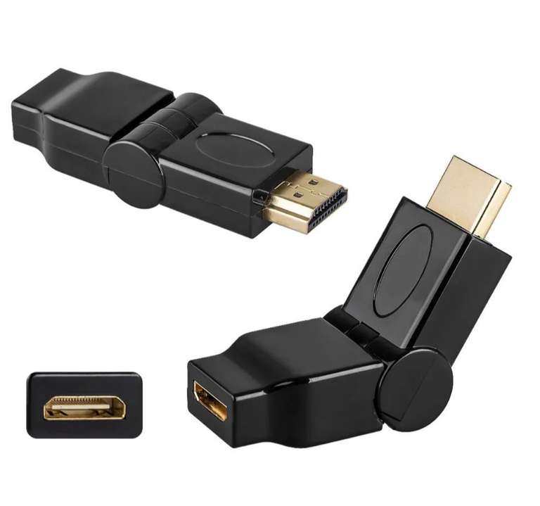 Переходник mini HDMI на HDMI с регулировкой наклона (с Озон картой)