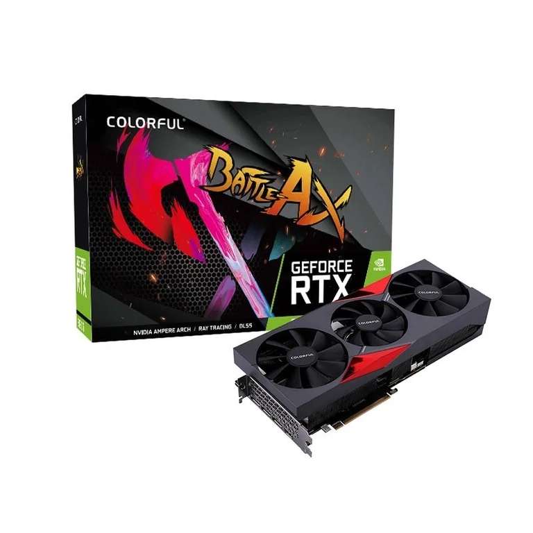 Видеокарта Colorful GeForce RTX 3090 Ti 24 ГБ (iGame GeForce RTX 3090 Ti NB) из-за рубежа