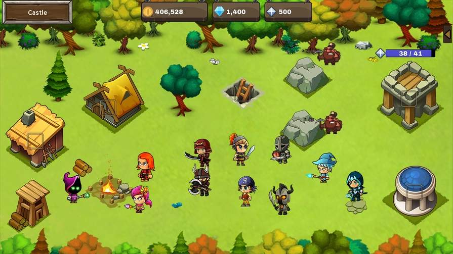 Android Giveaway of the Day - Final Castle Defence : Idle RPG