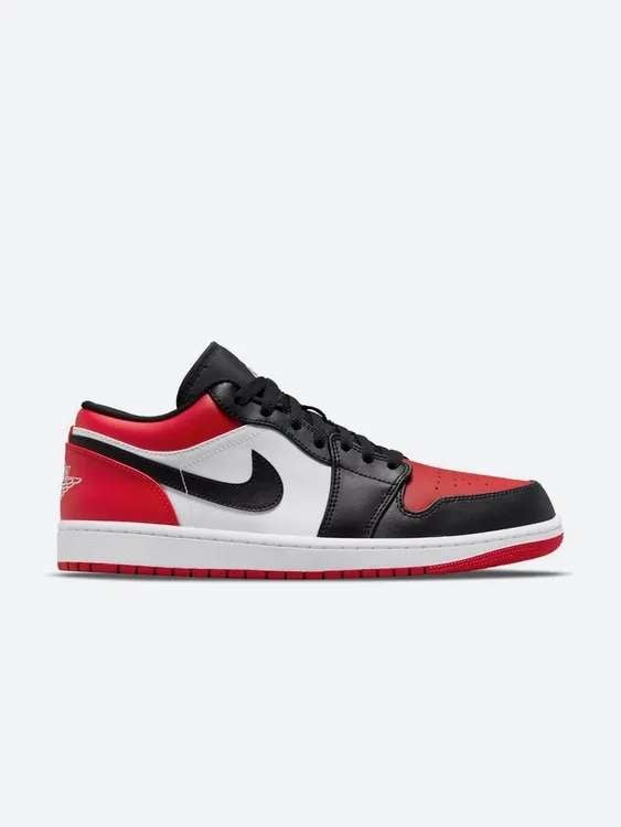 Кеды Nike Jordan Air 1 Low, Красные, Размеры 45RU(12US), 39.5(US7.5)