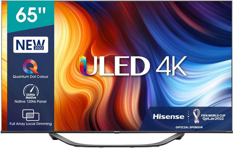 [Петрозаводск] Телевизор Hisense 65U7HQ ULED, 4K Ultra HD, черный