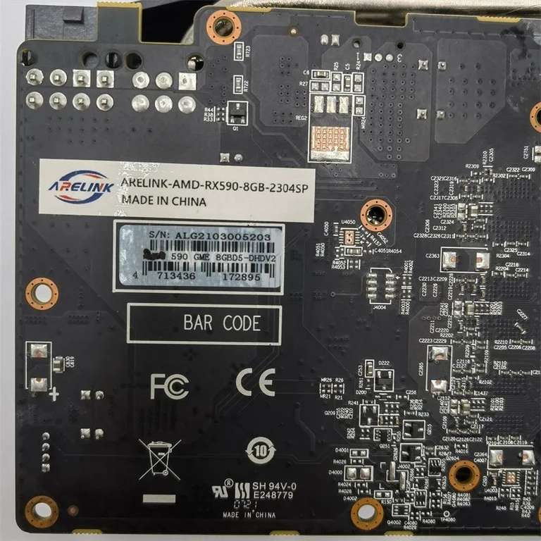 Видеокарта Arelink Radeon RX 590 8 ГБ, 2304 sp (из-за рубежа)