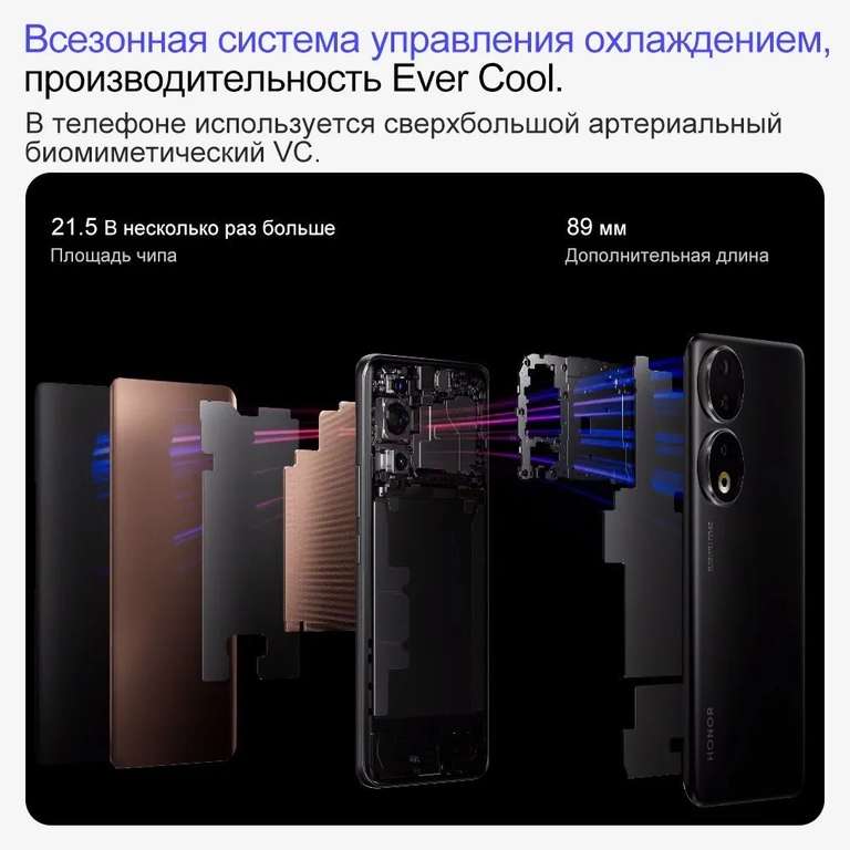 Смартфон Honor 90, 12/256 Гб, глобальная версия (с Озон картой, из-за рубежа) + пошлина