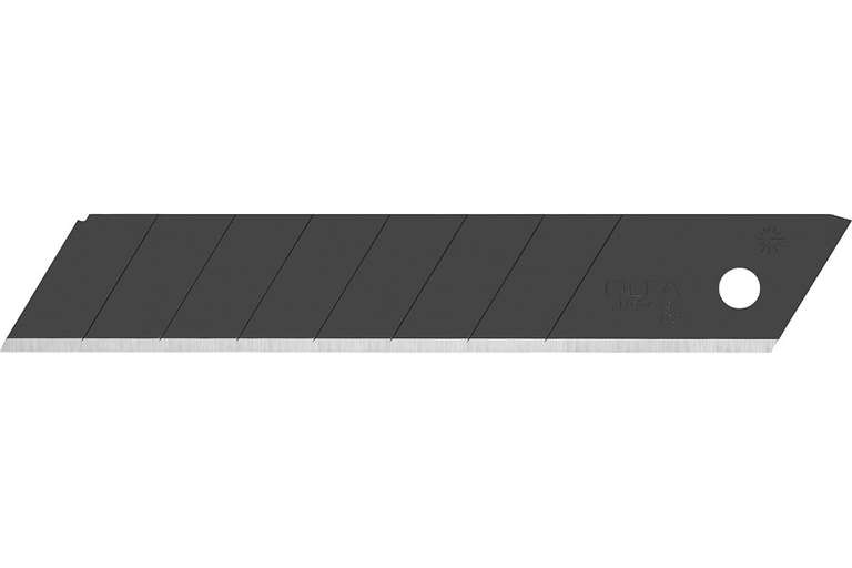 Сегментированные лезвия OLFA Excel Black 18х100х0.5 мм, 10 шт OL-LBB-10B.