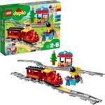 [11.11] Конструктор LEGO DUPLO Town 10874 Поезд на паровой тяге, 59 дет., световые и звуковые эффекты