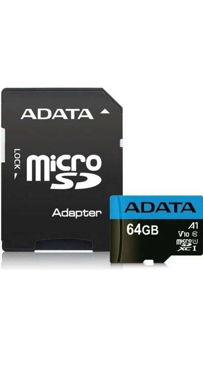 Карта памяти ADATA Premier microSDXC 64 ГБ (WB кошелек)