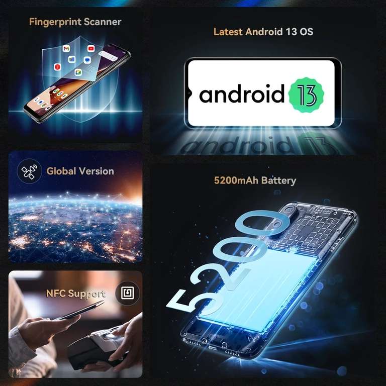 Смартфон Cubot X70, 6,583" FHD+, 100 МП + 32 МП, 12/256 ГБ, NFC, 5200 мАч (+ Смартфон KingKong Star 256 ГБ за 18254₽)
