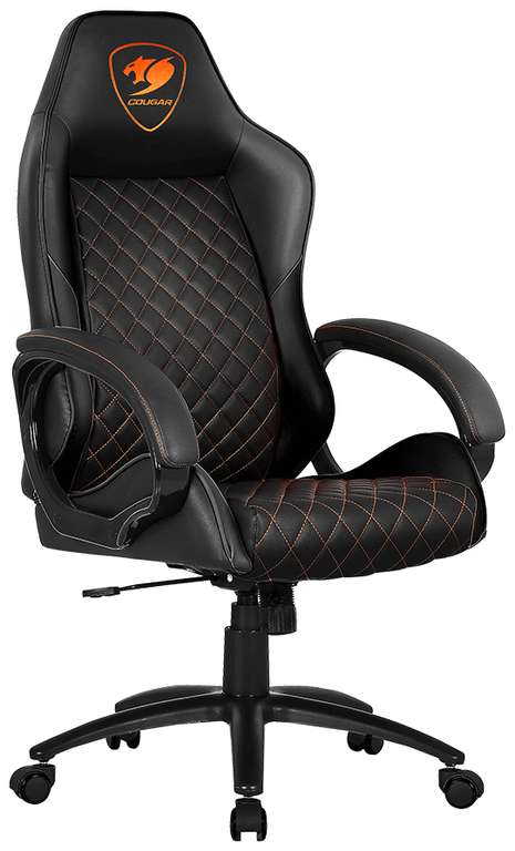 Компьютерное кресло Cougar Fusion игровое, обивка: искусственная кожа, цвет: черный