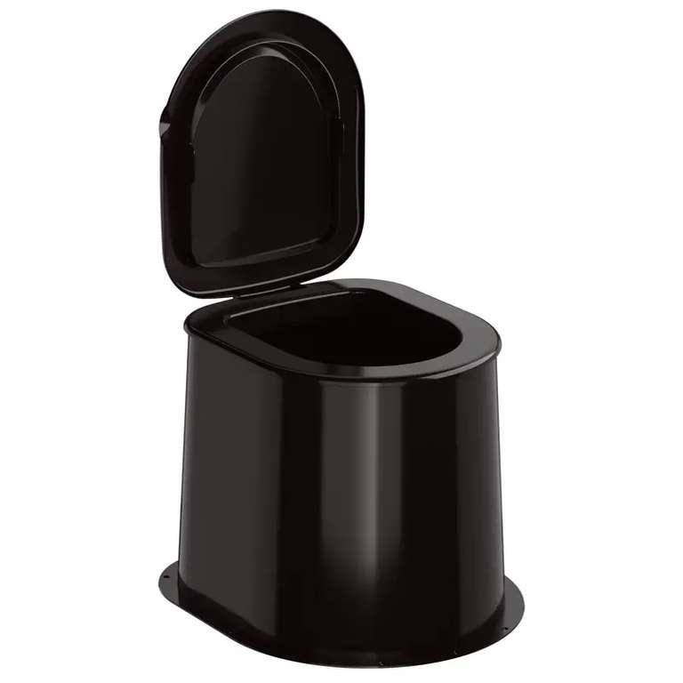 [Ставрополь] Туалет дачный Альтернатива Эконом, 47x55.3x47 см, полипропилен, цвет черный
