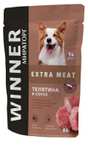 Влажный корм для собак Winner Extra Meat куриная грудка, для мелких пород, 85 г
