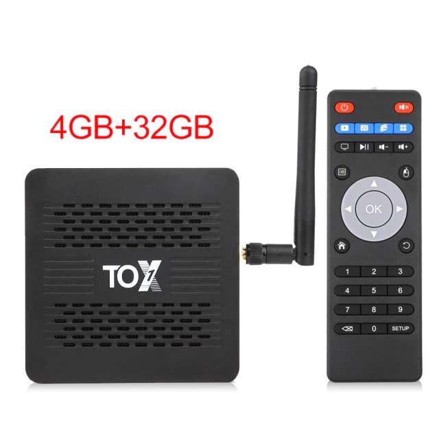 ТВ приставка TOX1 Android Tv box 9 Smart Tv box 4 ГБ 32 ГБ из РФ