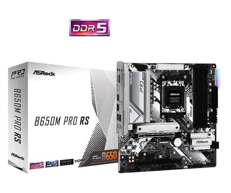 Материнская плата ASRock B650M PRO RS DDR5 (цена с Ozon картой)