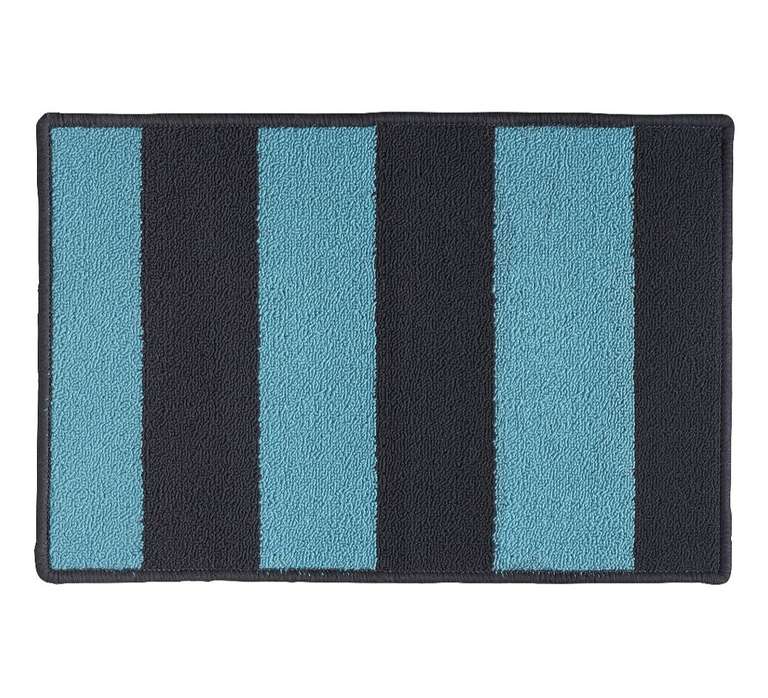 Придверный коврик ИКЕА СТАВН, синий/серый, 0.6 х 0.4 м