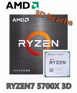 Процессор Ryzen 7 5700X3D (АМ4, цена с WB кошельком) (из-за рубежа)