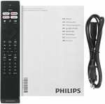 65" 4K UHD Телевизор Philips 65PUS7406/60 2021 HDR, LED, черный, Android TV