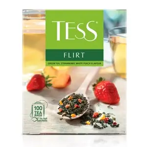 Чай в пакетиках Tess Flirt, 100 шт (с Ozon Картой)