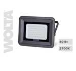 Светодиодный прожектор Wolta 5700K, 50 W SMD, IP 65, цвет серый, слим WFL-50W/06