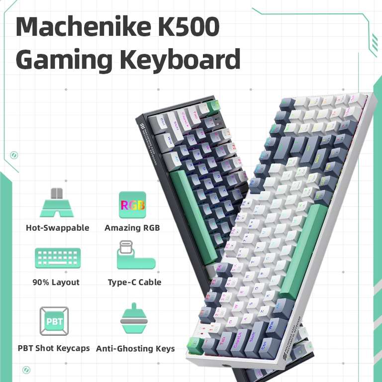 Механическая клавиатура Machenike K500 с type-C