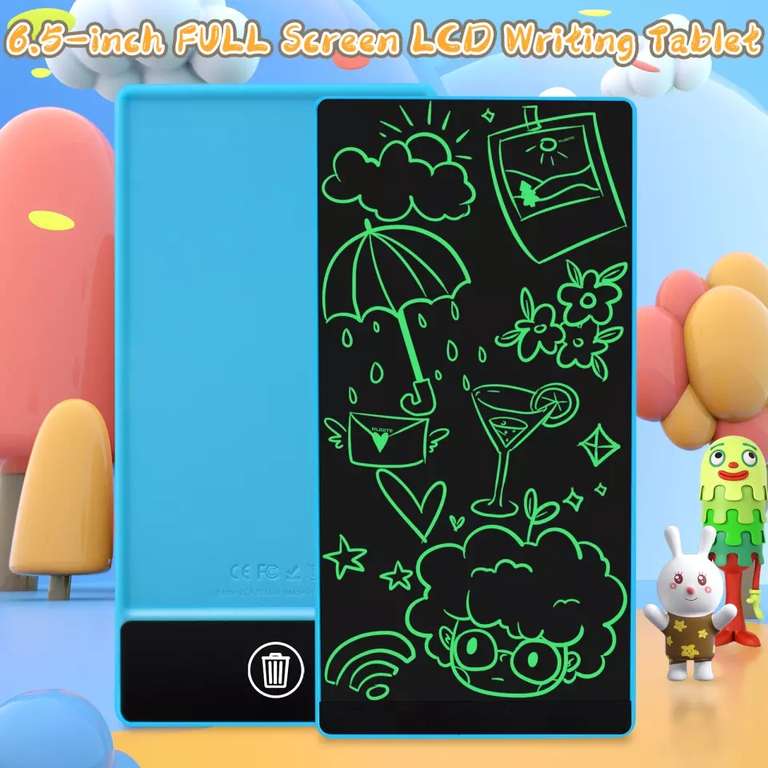 Детский планшет для рисования 6.5" ARS065G + стилус