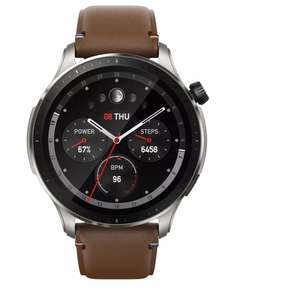 Смарт-часы Amazfit GTR 4 серебристый/коричневый + возврат бонусами 49%
