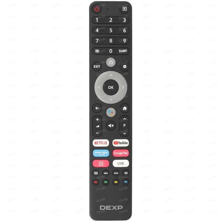 QLED, 65" 4K телевизор DEXP Q651 Smart TV (Android TV) + гол.упр.