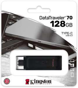 USB OTG флешка Kingston DataTraveler 70 128GB Black