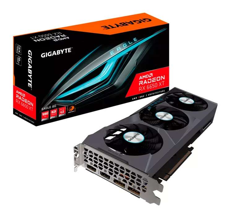 Видеокарта Gigabyte AMD Radeon RX 6650 XT (GV-R665XTEAGLE-8GD)