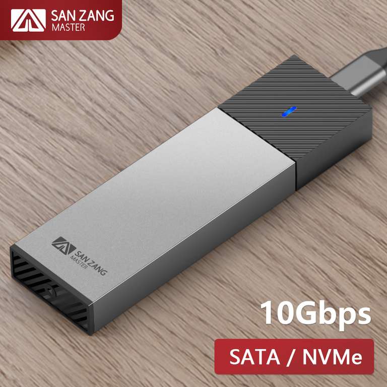 SANZANG M.2 NGFF и NVMe SSD Корпус USB 3.2 Type C