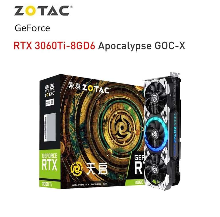 Видеокарта Zotac RTX 3060ti Apocalypse GOC-X