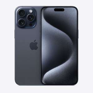 Смартфон Apple iPhone 15 Pro Max 256 Гб Dual SIM титановый синий + 87 397 балов