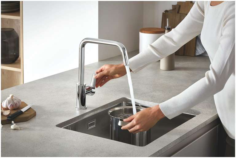 Смеситель Grohe EUROSMART 30567000 для кухни (хром)
