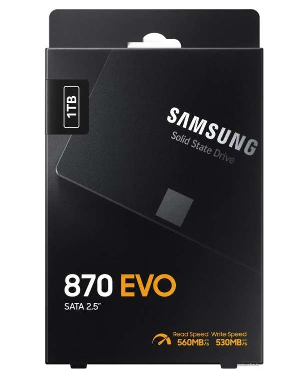SSD диск Samsung 870 EVO MZ-77E1T0BW 1TB