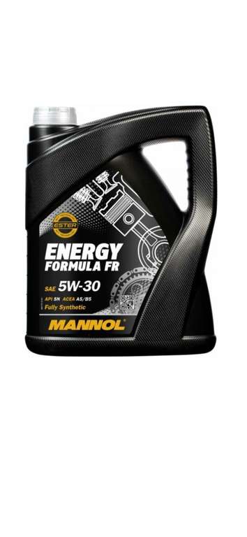 Синтетическое моторное масло MANNOL ENERGY FORMULA FR 5W-30 5 л 77075