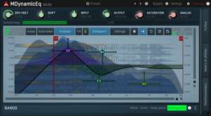 Музыкальный плагин MDynamicEq от MeldaProduction бесплатно