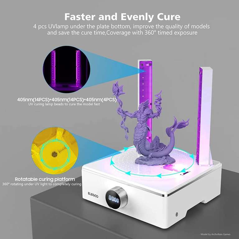 Полимеризационная камера и мойка Elegoo Mercury XS